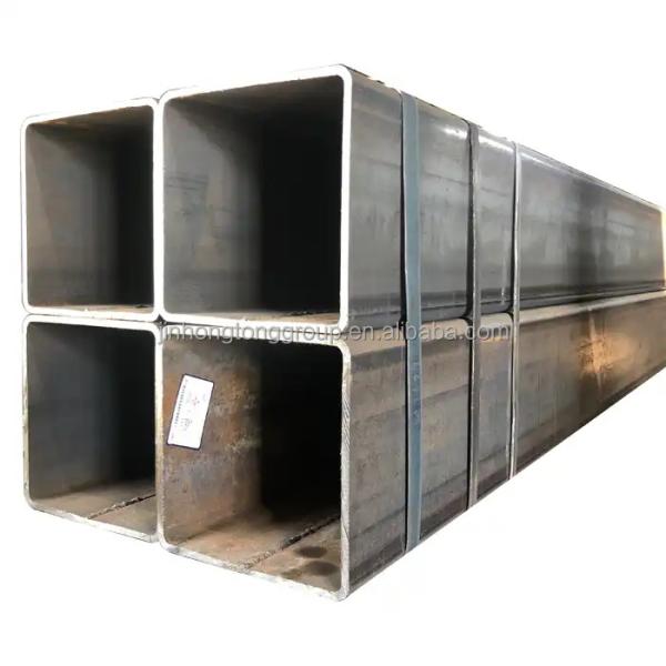 API Pipe Carbon Steel Rectangular Tube Erw Steel Square Tubes with Black Surface and Special Pipe 80 X 80