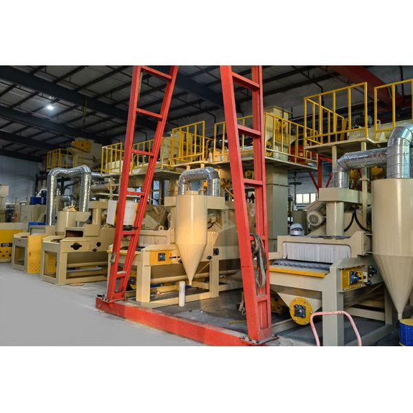 Dustless Shot Blasting Machine Deflashing / Descaling / Stripping 11kw