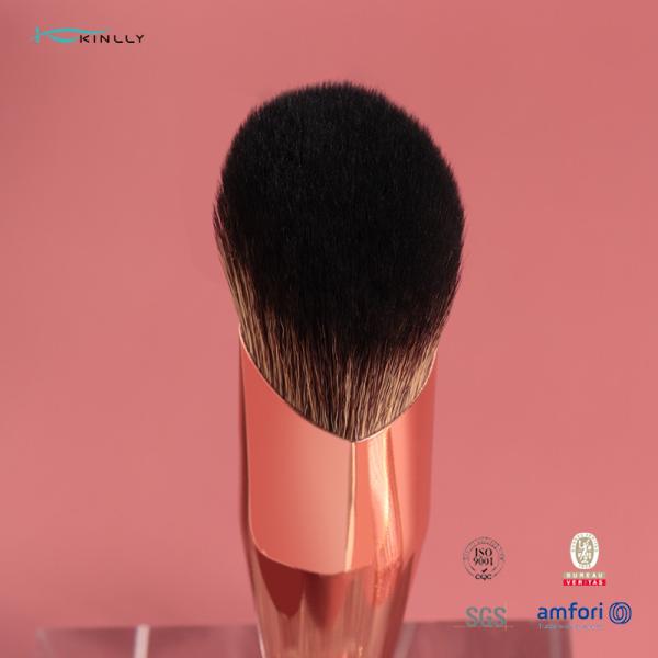 A composição individual lisa dobrada escova 2pcs para o contorno do nariz do ocultador