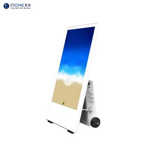 43 дюймовые наружные LCD рекламные дисплеи 2000 нитс Яркость и портативный аккумулятор