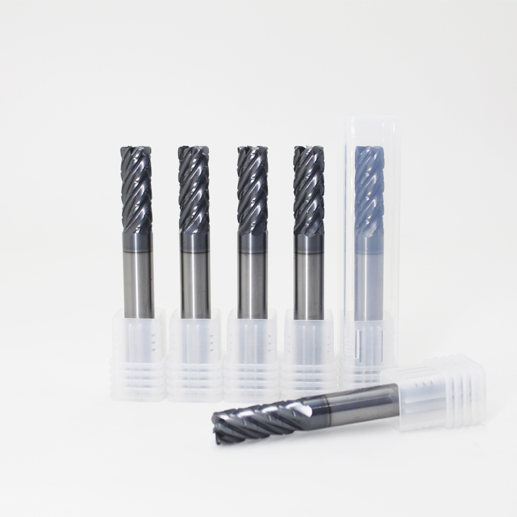 Carbide CNC End Mill Metal Cutting Tool for Industrial Milling Surface Profiling and Groove Machining
