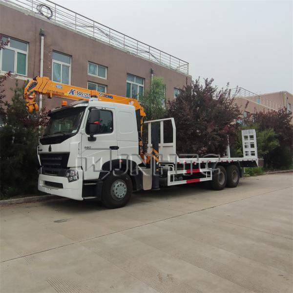 O caminhão resistente montado caminhão de Crane Sinotruk A7 HOWO 6x4 montou o guindaste