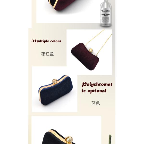 Fashion Customization Pu Women'S Evening Bags And Clutches Lady Handbag