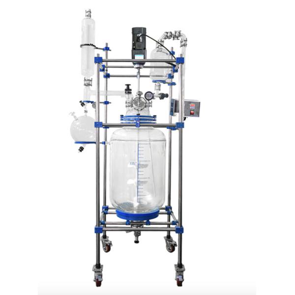 200L Volume Jacketed Lab Reactor with 304 Stainless Steel and High Borosilicate