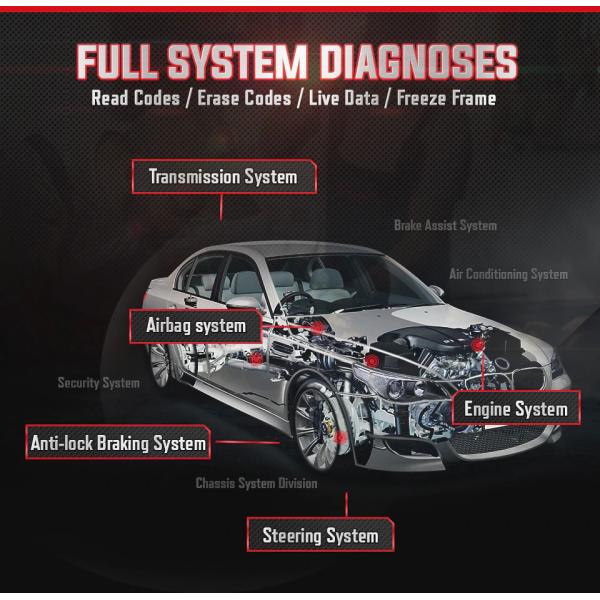Original Autel MaxiCOM MK808 All System Diagnostic Tablet With 25 Special Functions Multi-Language