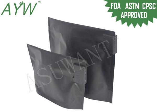 16oz / Pound Child Resistant Closures Pouch For Medical Marijuana Packaging