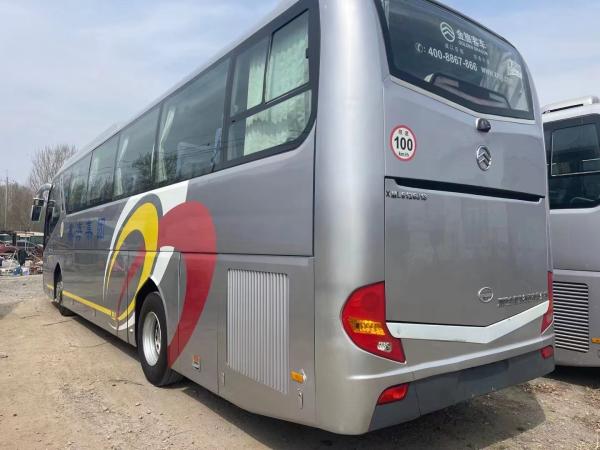 Portas dobro grandes de compartimento de bagagem dos assentos do ônibus de turista 48 da segunda mão 12 medidores de dragão dourado usado XML6126