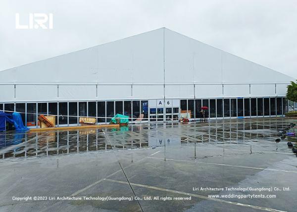 Strong Aluminum Luxury Outdoor Exhibition Tents Mobile Waterproof Clothing Fair Tents