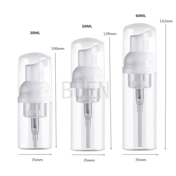 Косметический пластиковый пенясь распределитель мыла для чистки PP стороны