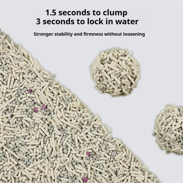 Bentonite Premium Tofu Cat Litter Mixed Dust Free Cat Litter