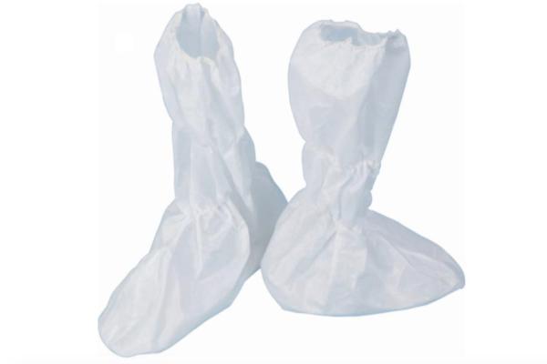 Medical Use Polythene Shoe Cloth Cover Anti Skid Elastic Top