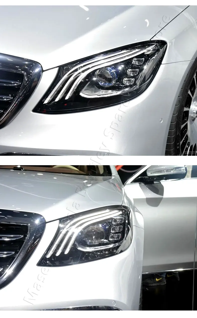 Сборка светодиодных фар для Mercedes Benz S Class W222 14-18 Модифицированный Maybach Front Head Light Drl Flowing Turn S65 S63
