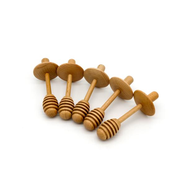 Customized Logo Wooden Muddler Individually Wrapped  Wedding Party  Honey Dipper Sticks