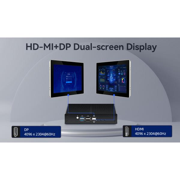 Intel Alder Lake N N100 Mini Firewall PC Четыре 2.5G Ethernet Мини Сетевой Сервер