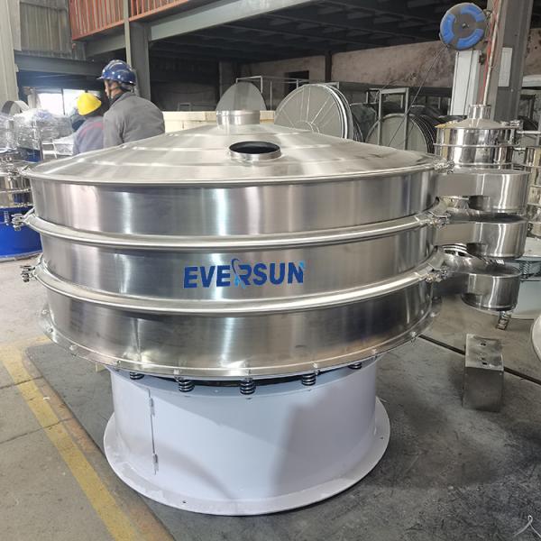 Industrial vibrating screens for powder and granule screening