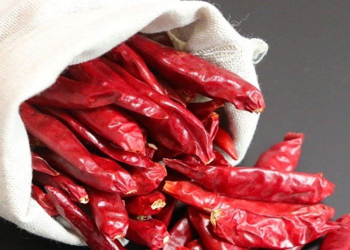 Красная обезвоживая Кайенна перчит засыхание из едкого вкуса 15000SHU