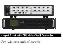 4 dans 8 hors du contrôleur visuel 4x4 de mur de HDMI, processeur visuel de mur de 2x4 Hdmi