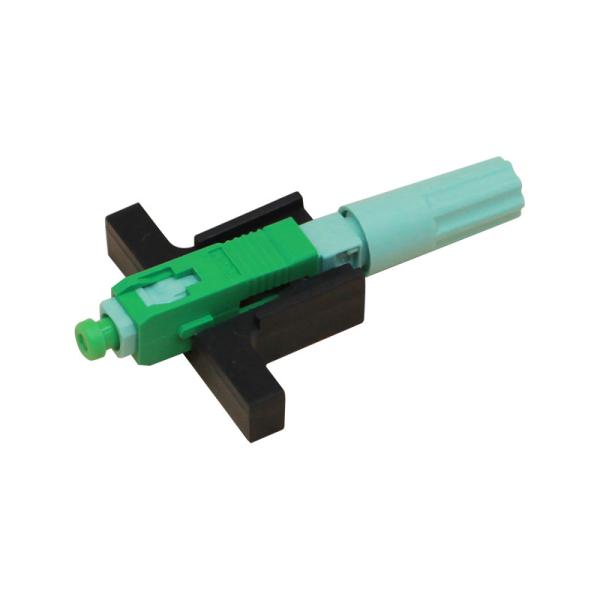 OEM Single Mode Fiber Connectors , SC Type Fiber Optic Connector For LAN