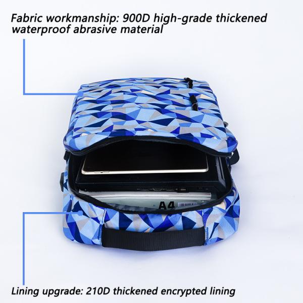 Nylon Ladies Laptop Backpack Set Waterproof 3 Piece School Bag