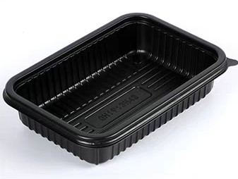 Food Grade Disposable Meat Plastic Tray 500g Blister Customizable With Lid