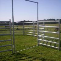 1.8m Livestock Farm Yard Fence Panels Galvanized Steel 6 Rail Horse Corral Fencing