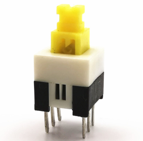 6P DIP 7x7 Lock & Non Lock Micro Push Button Switch