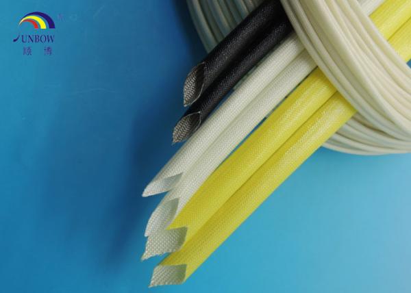 F Class 155ºC Insulating Oil Resistant Acryic Fiberglass Sleeving for Home Electrical Appliance
