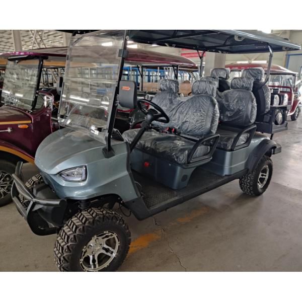 6 Seater 4 Wheel Golf Carts Scooter Electric 48V 100Ah Lithium Batteries Golf Cart