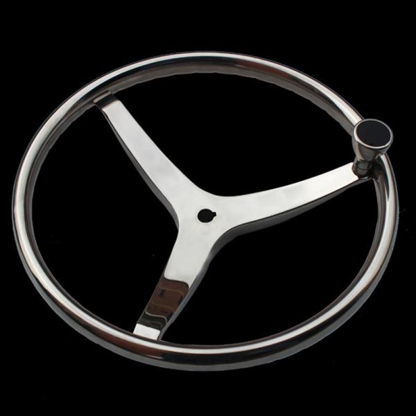 Control Knob Include Stainless Steel Boat Steering Wheel High Wear Resistance