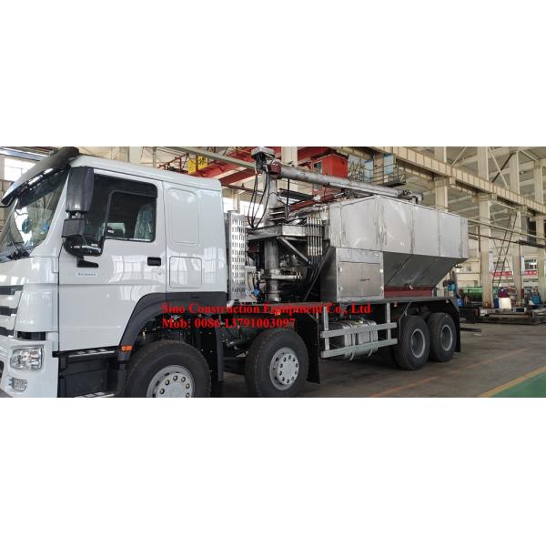Special Purpose Truck 15ton ANFO Truck Borehole Charging Speed 200-450kg / Min