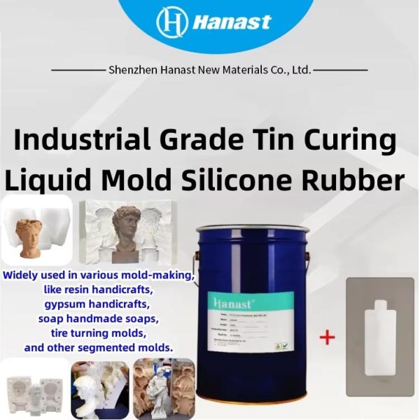 Two Parts RTV2 Tin Cure Silicone Rubber Liquid For Pouring Brushing Injection Molding