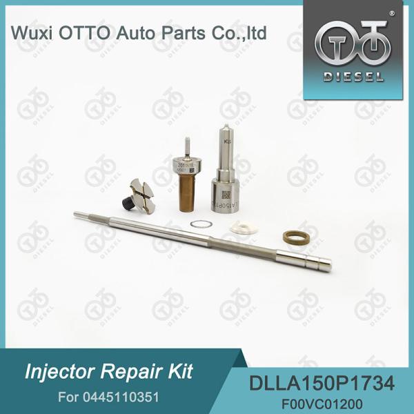 Jogo de reparação do injetor Bosch Para injetores 0445110351 Bocal DLLA150P1734