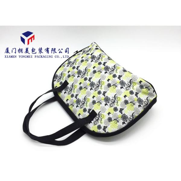 Fabric Makeup Bag Fashion Women Canvas Handbag In Light Weight Rectangle Shape