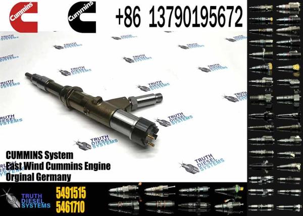 4307475 Nuevo motor diesel con boquilla de tren común Inyector 4307475 Truck Motor Parts Injector 5491515 motor diesel para Cummins ISG