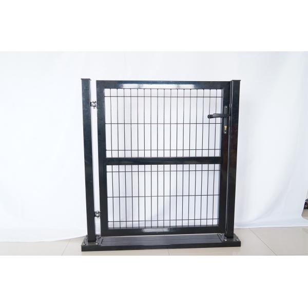 Ворота двери загородки сада горячего погружения гальванизированные стальные трубчатые двойные от снаружи