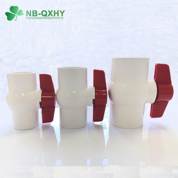 Customizable High Thickness PVC Ball Valve Plastic Water Valve for Blow-Down Function