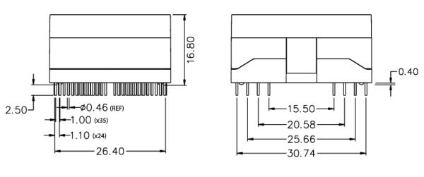 5Gbps HB5G601NL Magnetismo Ethernet Soporte PoE de 4 pares para 60W