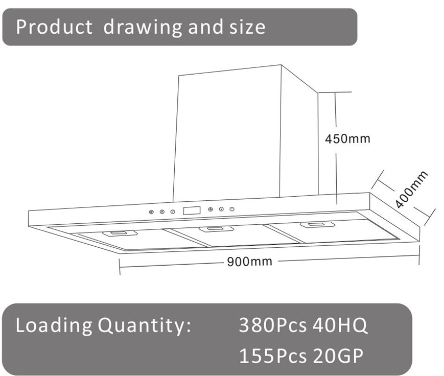 Держатель стены клобука ряда острова кухни нержавеющей стали обратимый