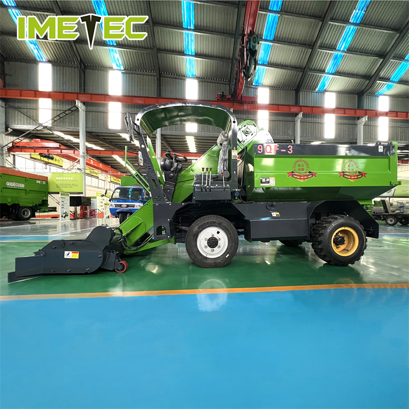 Customizable Cow Manure Collector Truck For Animal Dung Cleaning 57HP