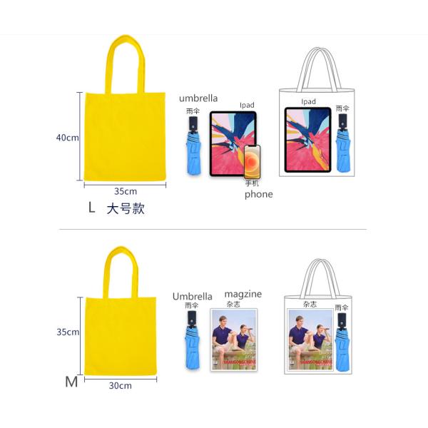 Multi Purpose Strong Shopping Canvas Tote Bag Plain Blanking