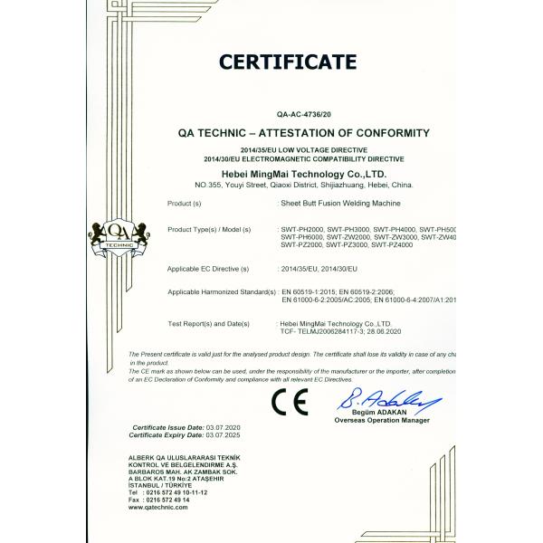 Máquina de dobra da folha do Pvc da espessura PVDF de 12KW 25mm