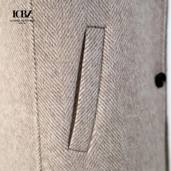 Jaquetas Custom Luxury Trench Coats Worsted Wool Overcoat Homens Inverno Quente Homens Longos Coat Cashmere