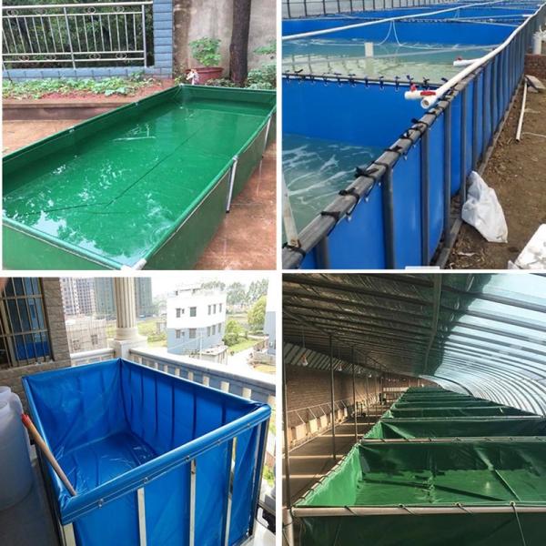 Aquaculture Pool PVC Coated Cloth COATED BANNER Tarpaulin Greenhouse Fish Pond Crayfish Koi Culture Child Water Pool