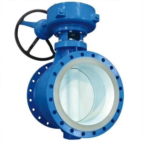 Manual Eccentric Half Ball Valve Flanged Metal Hard Seal Zero Leakage Anti-clogging Hemisphere Valve