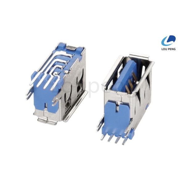 Solder Assembly USB Connector Using PBT / LCP 30 Percent Glass Fiber Insulator Material UL94V0 Supporting USB 2.0 USB 3.0 USB 3.1 Micro USB MINI USB