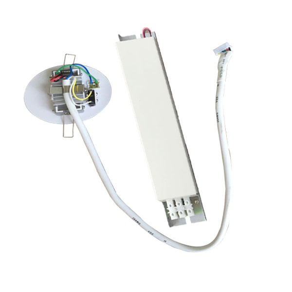 1W SMD White LED 220V Recessed Emergency Light Commercial Buildings IP20