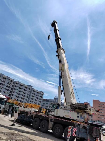 2012 Vente Terex 350 tonnes grue de camion avec cinq bras grue Jib et Benz double système de moteur