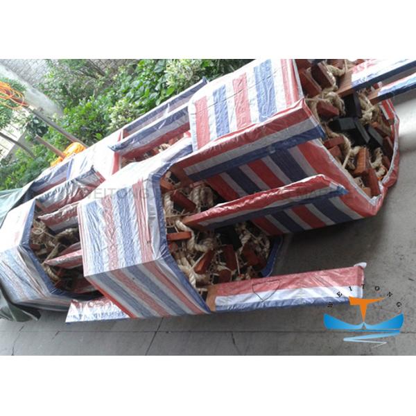 Wooden Material Solas Embarkation Ladder Antiskid Surface For Climbing