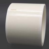 Étiquette adhésive de câble de 12x100-12 mm 2 mil blanc brillant transparent résistant à l'eau Étiquette de câble en polyester