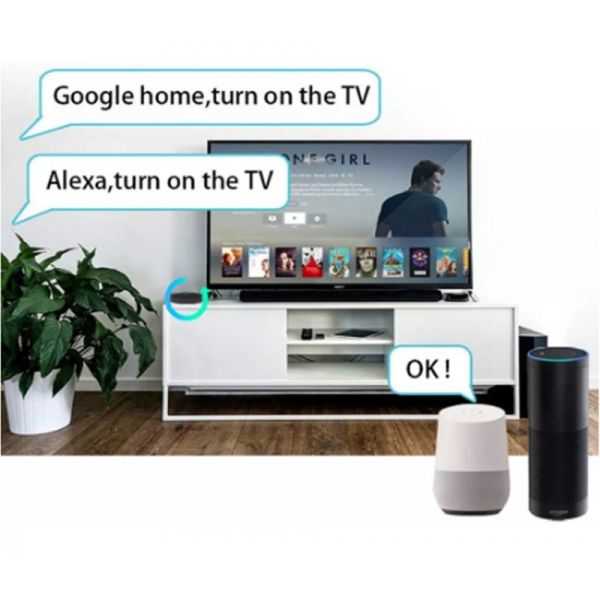 SIXWGH 3-in-1 Smart Home Automation Device Tuya Wi-Fi IR Remote Control LCD Screen Temperature Humidity Sensor Voice Control